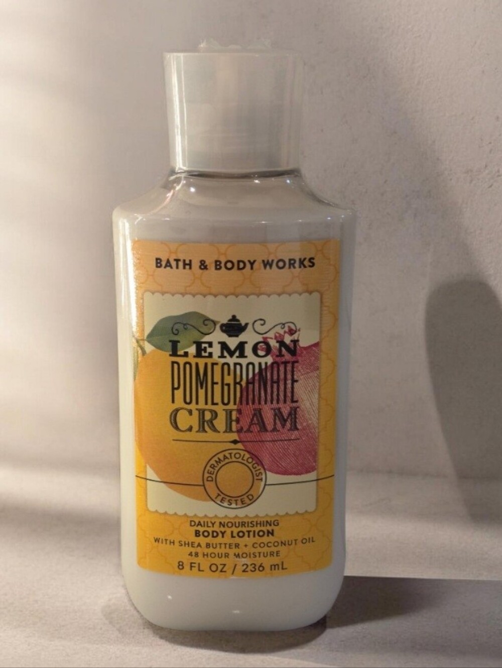 Bath & Body Works Lemon Pomegranate Cream Body Lotion 8oz New & Sealed